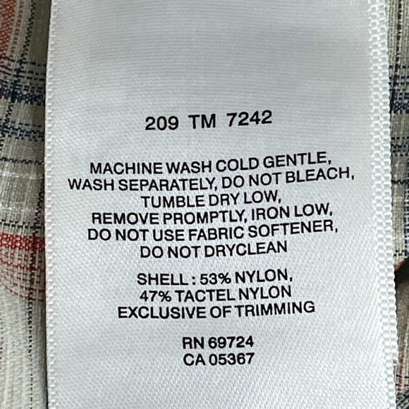 Columbia Shirt Mens Extra Large Tan Plaid Button Up Omni Dry Vented Outdoor - Picture 11 of 12